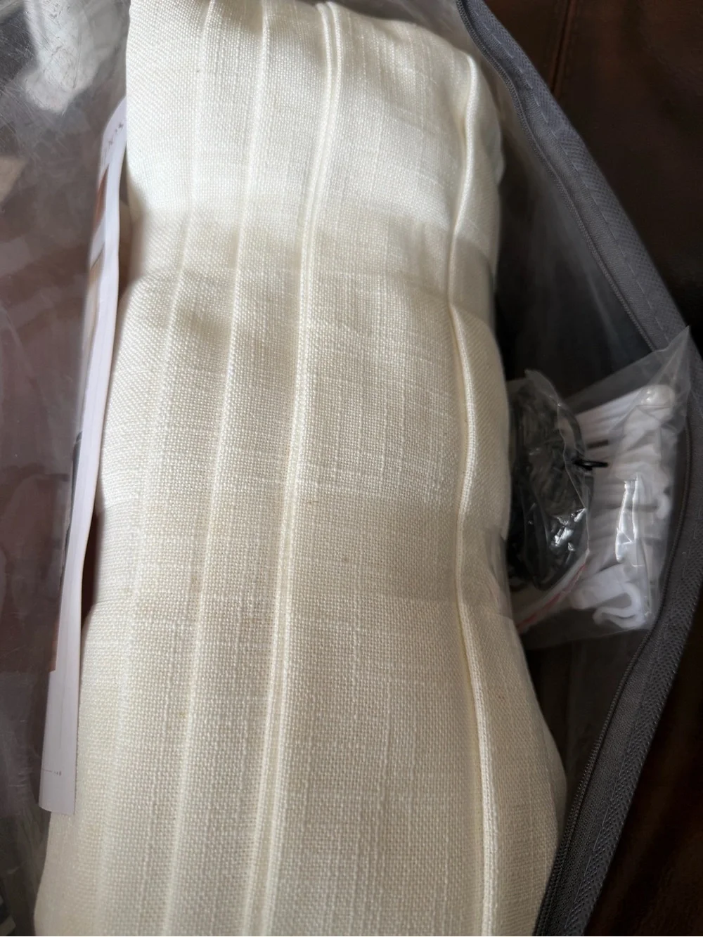 New Natural Extra Wide Pinch Pleat Linen Curtains 70x108 Inches Long Natural
